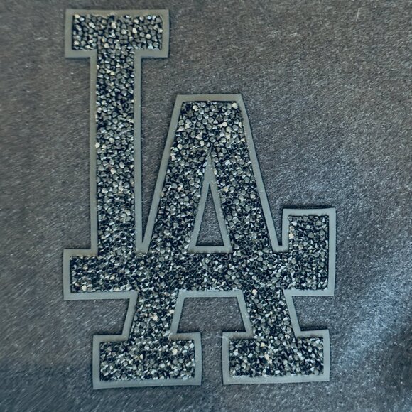 NWT Special Edition Los Angeles Dodgers Triple Black Wool Women's Varsity Jacket - Picture 5 of 7